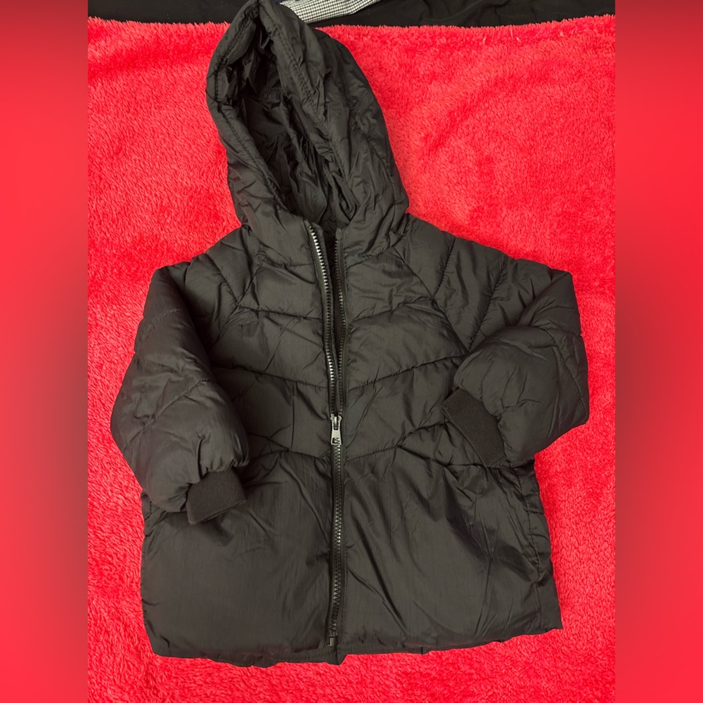 Zara Kids Black Puffer Jacket